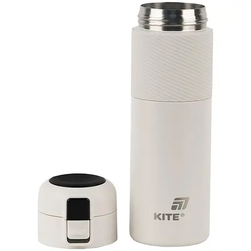 Термос с термодатчиком Kite бежевый 450 мл (K25-1227-1) - фото 2