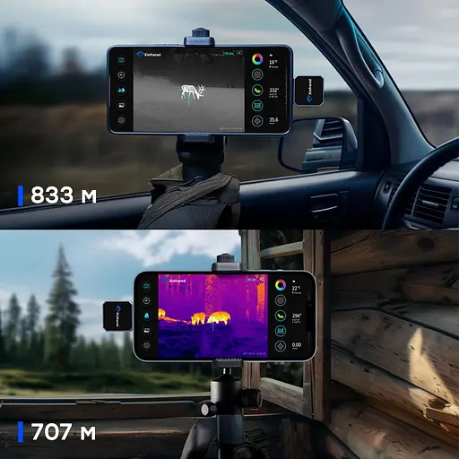 Тепловизор для смартфона на Android Xinfrared XH15 + держатель / экран / дальномер (90-00033) - фото 13