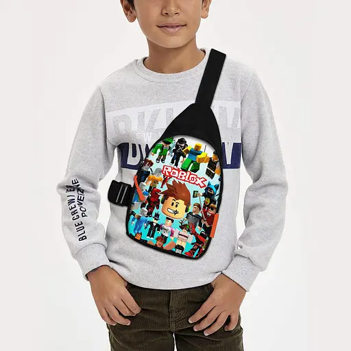 Сумка через плече дитяча Roblox 29х17 см сумка слінг для хлопчика (01964)
