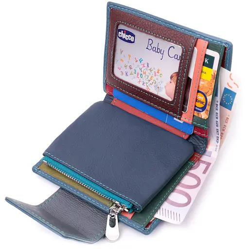 Кожаный женский кошелек ST Leather 9х12х1.5 см acs0028362 - фото 4