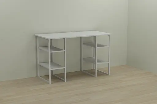 Комп'ютерний стіл Ferrum-decor Карен 75x140x70 білий ДСП Білий 16мм (FRD-102286)