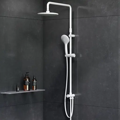 Душова система Am.Pm ShowerSpot без змішувача Gem білий F0790033, Білий - фото 2