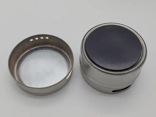 Набор емкостей для специй и приправ с магнитной подставкой, 4 кухонные баночки по 100 мл, Kitchen Master 87440 - фото 8