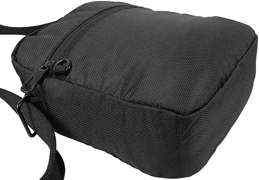 Чоловіча сумка через плече Антизлодій із Rfid захистом чорна LS sum0028743 - фото 8