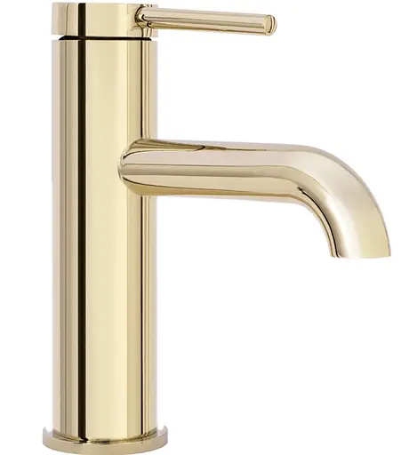 Змішувач для умивальника Rea Spot низький gold REA-B2014 Золотий - фото 3