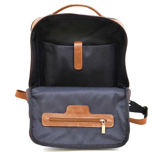 Кожаный городской рюкзак TARWA 39х29х9 см sum0026482 - фото 2