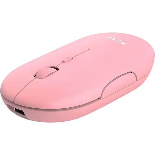 Мышка Trust Puck Wireless/Bluetooth Silent Pink (24125) - фото 2