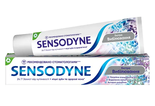 Зубна паста Sensodyne Екстра відбілювання 75 мл