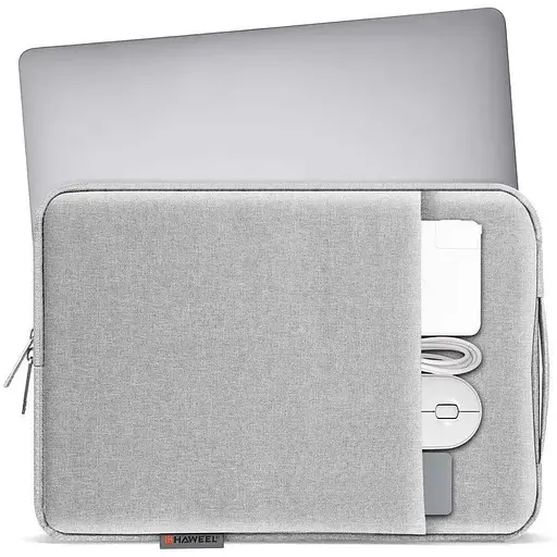 Сумка для ноутбука Haweel HWL7021 15-16" серая - фото 2