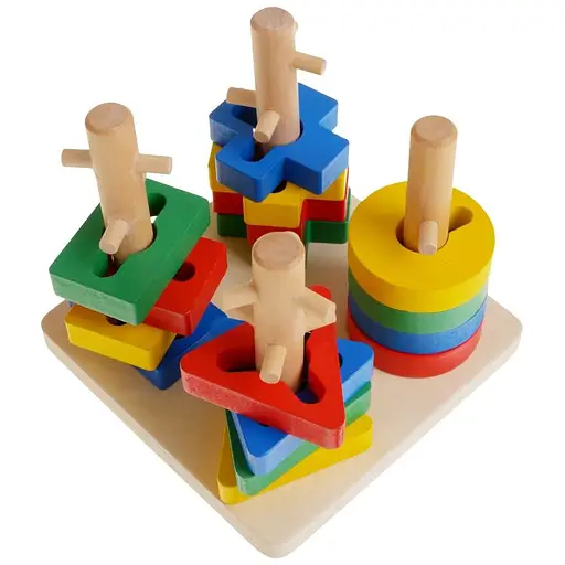 Деревянные геометрические колонны IW3