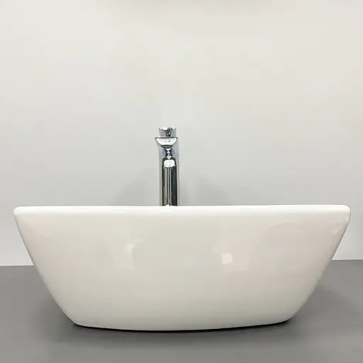 Умивальник VBI Cortona white накладний VBI-012608, Білий - фото 3