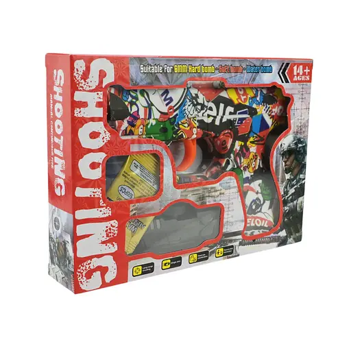 Пистолет, стреляет гелевыми пулями, YY1911-3 (в ассортименте) - фото 2