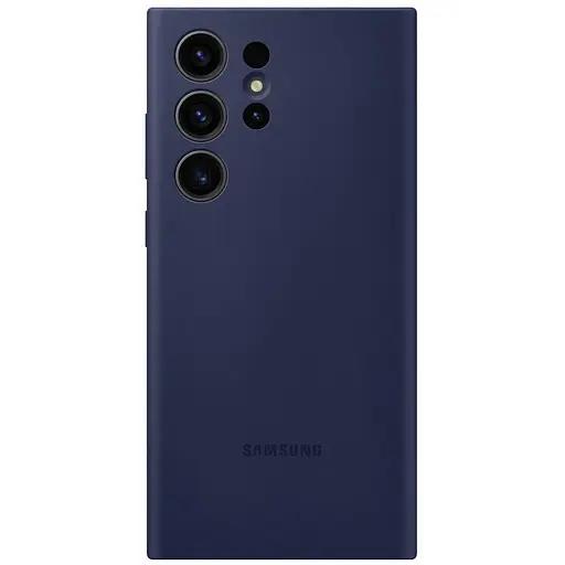 Оригінальний силіконовий чохол Samsung Silicone Case для Samsung Galaxy S23 Ultra Navy EF-PS918TNEGRU