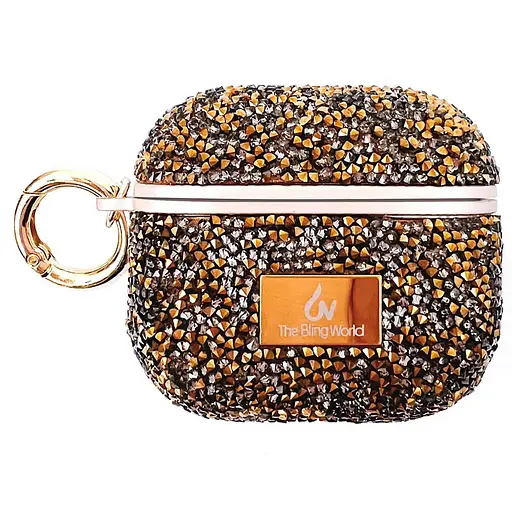 TPU чехол Bling World Rock Diamond для наушников AirPods 4