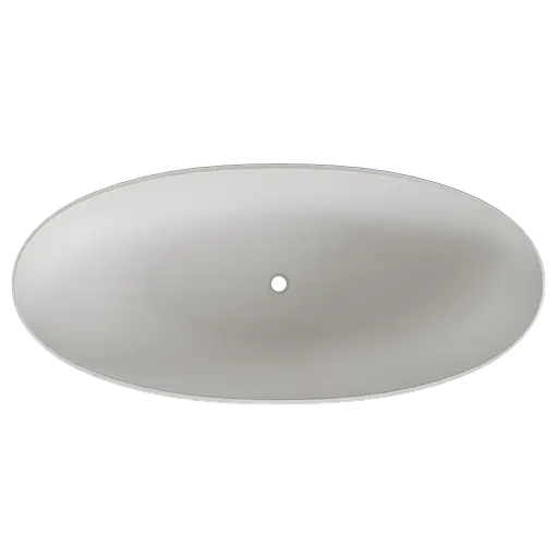 Ванна окремостояча матова Amdcon Capr 170x77 з литого каменю CAPR_170_MAT Білий матовий - фото 9