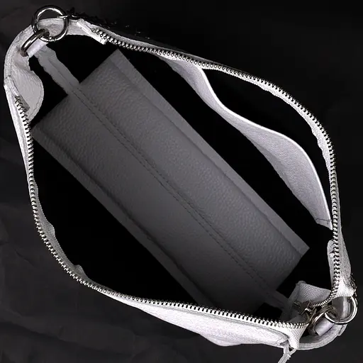 Кожаная женская сумка Grande Pelle 26х22х13 см sum0023598 - фото 3