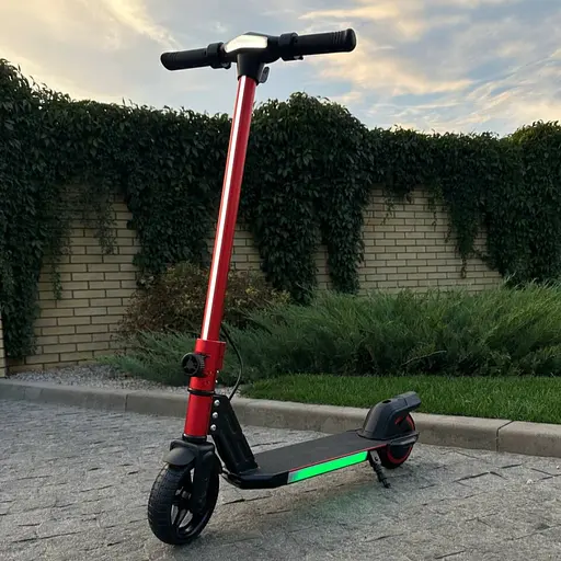 Детский электросамокат GIANT ES2 LED Max красный с LED-подсветкой (модель 2025 года) - фото 10