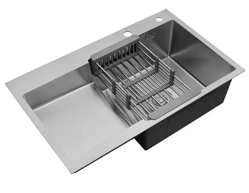 Кухонная мойка Kroner KRP Gebürstet - 7848RHM (3,0/1,0 мм) (CV030022) - фото 4