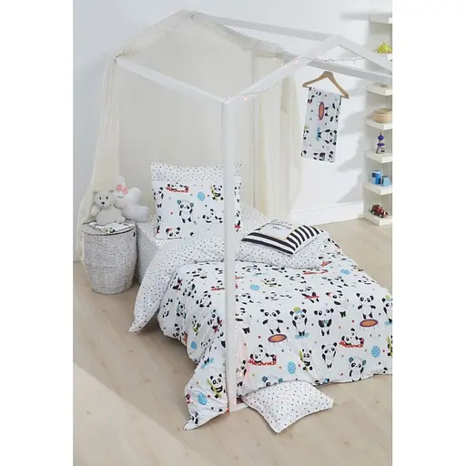 Комплект постільної білизни Lotus Love panda Євро Білий 000165156