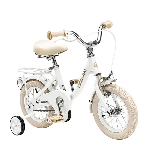 Miqilong Детский велосипед LS 12" белый - фото 5
