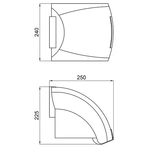 Сушилка для рук Lidz (WHI) 130.01.92 1800 Вт - фото 6