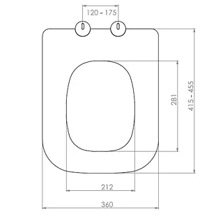 Сиденье для унитаза NKP Canto с крышкой и функцией микролифта 0339 - фото 6