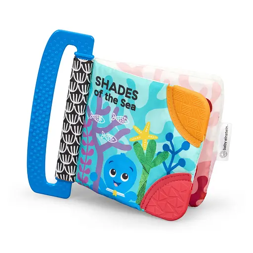 Игрушка-книга мягкая развивающая Baby Einstein Shades of the Sea - фото 2