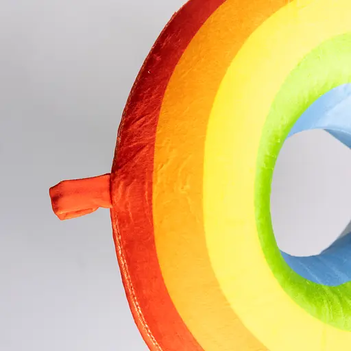 Подушка для шиї Rainbow U-подібна червоний HP-56-13R - фото 3