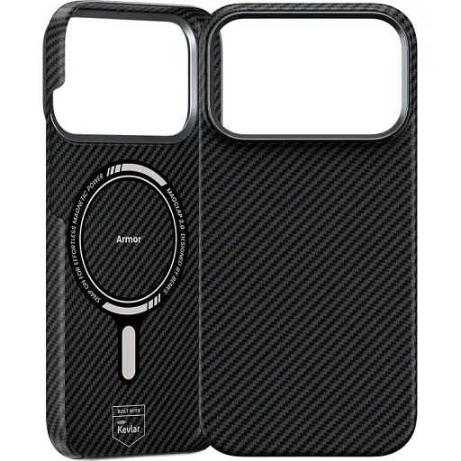 Чохол Benks Magnetic ArmorAir Kevlar Case 600D для Apple iPhone 17 Pro Max Black [145688] - фото 2