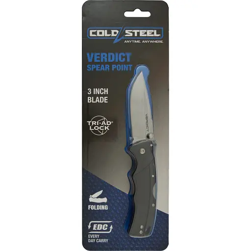 Нож Cold Steel Verdict SP Black - фото 4