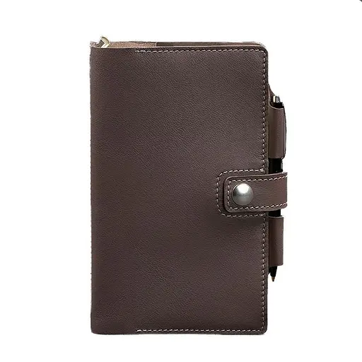 Шкіряний блокнот (Софт-бук) 4.0 темно-бежевий - фото 7