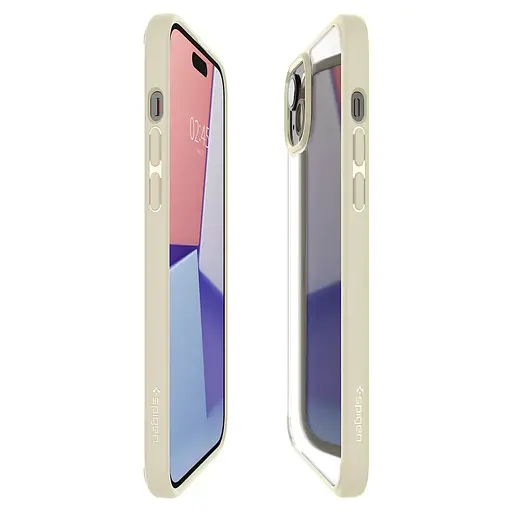 Протиударний прозорий чохол Spigen Ultra Hybrid  для iPhone 15 Mute Beige ACS06800 - фото 3
