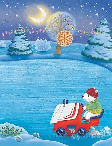 Різдвяні наліпки. Моя сніжна книжка наліпок - фото 5