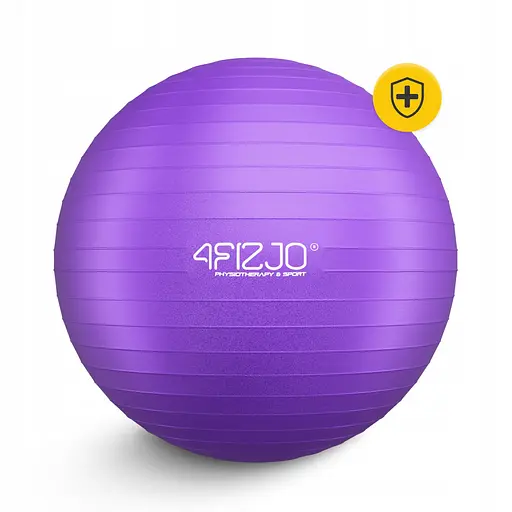 М'яч для фітнесу (фітбол) 4FIZJO 75 см Anti-Burst Violet (P-5905973404815) - фото 4