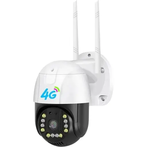 IP камера відеоспостереження RIAS P20 v380 APP Wi-Fi 3MP 4G вулична з віддаленим доступом White