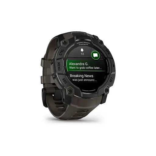 Смарт-годинник Garmin Instinct 3, 50mm, AMOLED, Black Bezel with Charcoal Band, GPS (010-03020-00) - фото 3
