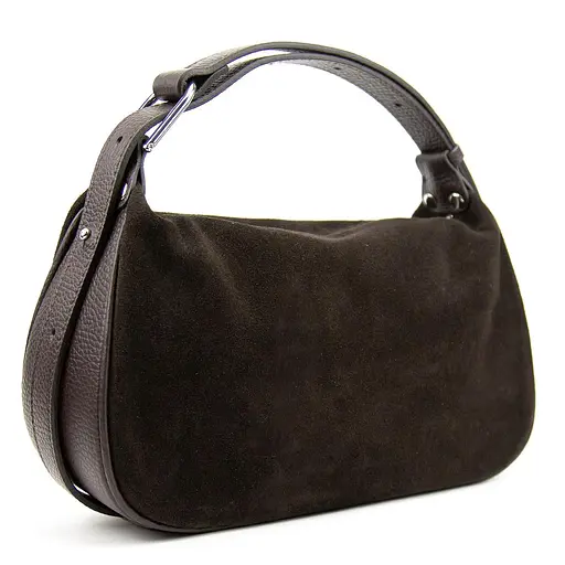 М'яке містке замшеве кросбоді Firenze Italy F-IT-9896DB