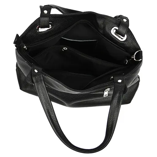 Кожаная женская сумка Virginia Conti 34х27х13 см sum0028616 - фото 4