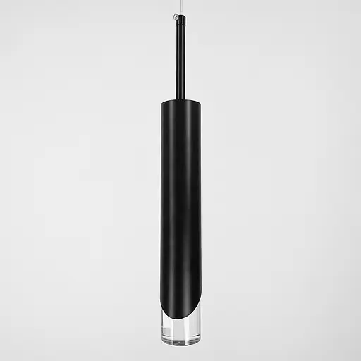 Видовжений чорний підвіс із акриловим розсіювачем | Арт. A 072/1 BK | Line F - фото 4