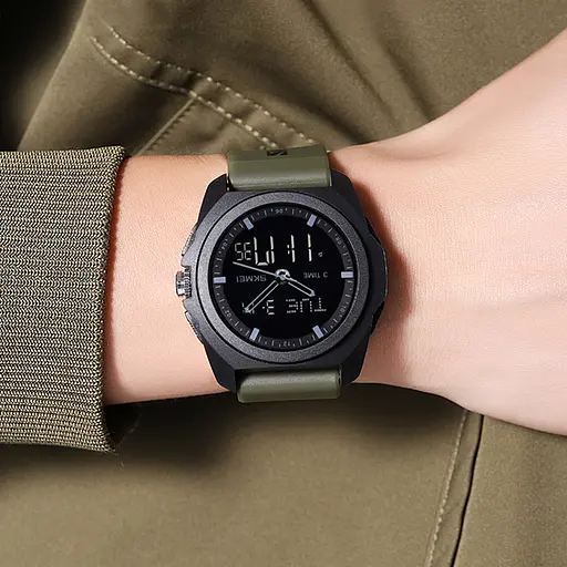 Наручные часы мужские 2199AG Army Green Skmei acs0030157 - фото 4