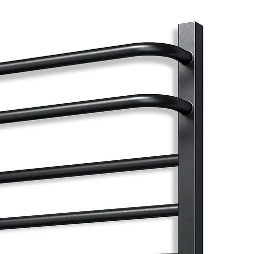 Водяна рушникосушка Navin Грандіс 500x800, чорний муар 12-228053-3680, Чорний матовий - фото 3