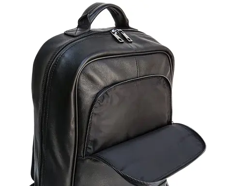 Мужской кожаный рюкзак Newery 12х30х42 см acs0026375 - фото 5