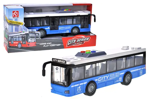 Автобус инерционный, озвученный, со светом RJ5503