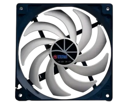 Вентилятор Titan TFD-14025 H 12 ZP/KU Black (RB)