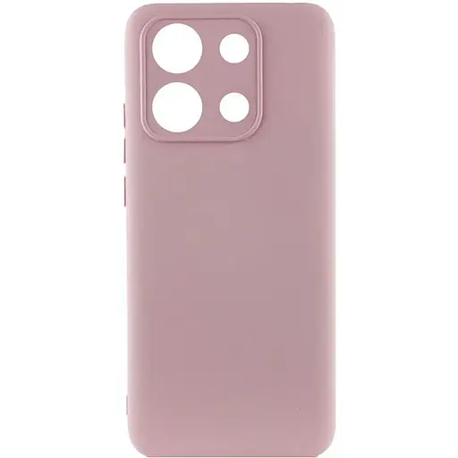 Чехол Lakshmi Silicone Cover Full Camera (AA) для Xiaomi Poco X6 Pro Розовый / Pink Sand