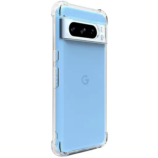 TPU чохол Getman Ease logo посилені кути Full Camera для Google Pixel 8 Pro Безбарвний (прозорий)