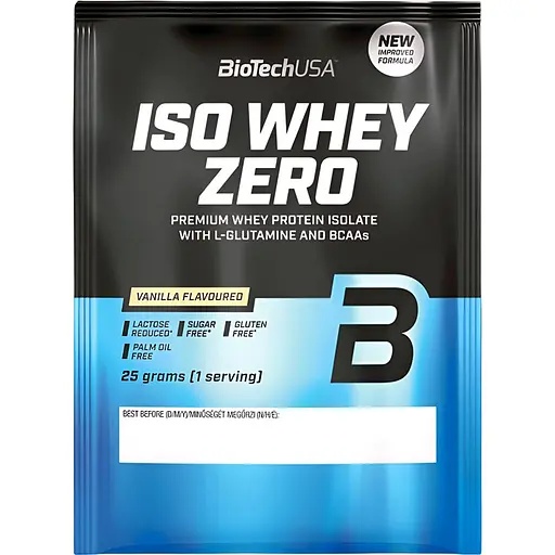 Протеїн BiotechUSA IsoWhey Zero Lactose Free Vanilla 25 г