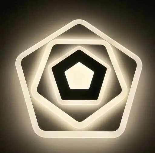 Минималистичный светильник LED для небольших комнат Line F Диаметр 30 см - фото 4