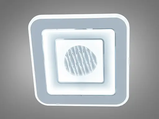 Світлодіодна стельова панель Romin квадрат біла 39 Вт 7 м² - фото 3