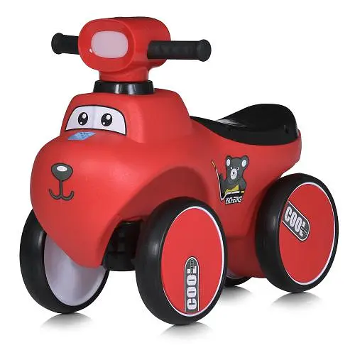 Каталка-толокар M 5940-3, музика, світло, колеса EVA, червоний